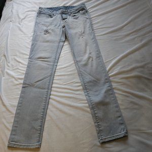 American Rag Distressed Jean - Color Washed out Blue- Size 1S
